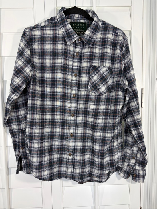 Jachs Ny Other - Jachs Classic Recycled Flannel Plaid Button-Down Shirt (M)